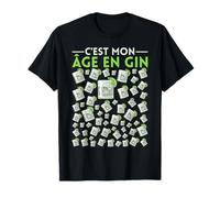 It's My Age in Gin 60 Birthday Funny Gift T-Shirt