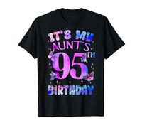 It's My Aunt's 95th Birthday Butterfly Happy 95 Years Old T-Shirt