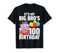 It's My Big Bro's 100th Birthday Happy 100 Years Old T-Shirt