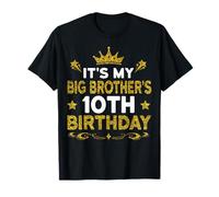It's My Big Brother's 10th Birthday Happy 10 Years Old T-Shirt