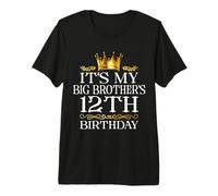 It's My Big Brother's 12th Birthday Happy 12 Years Old Premium T-Shirt