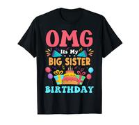 It's My Birthday Big Sister Gift Family Happy Birthday T-Shirt