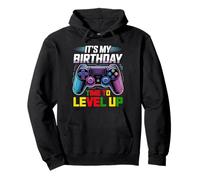 It's My Birthday Boy Time to Level Up Video Game Gift Boys Pullover Hoodie