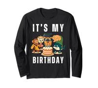 It's My Birthday Compilation Italian Brainrot Meme Kids Boys Long Sleeve T-Shirt
