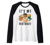 It's My Birthday Compilation Italian Brainrot Meme Kids Boys Raglan Baseball Tee