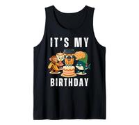 It's My Birthday Compilation Italian Brainrot Meme Kids Boys Tank Top