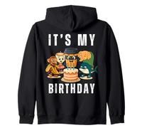 It's My Birthday Compilation Italian Brainrot Meme Kids Boys Zip Hoodie