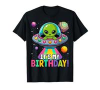 It's My Birthday Cute Alien UFO Kids Party T-Shirt