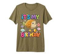 It's My Birthday Cute and Round Pufferfish Premium T-Shirt