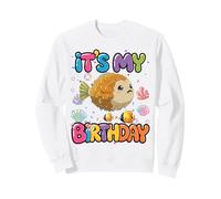 It's My Birthday cute and round pufferfish Sweatshirt