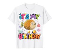 It's My Birthday Cute and Round Pufferfish T-Shirt
