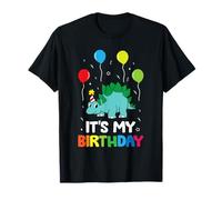It's My Birthday Cute Stegosaurus Dinosaur Birthday T-Shirt