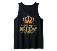 It's My Birthday, Day of Birth & B-Day, Crown Birthday Tank Top