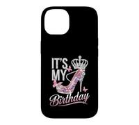 Its My Birthday High Heel Crown Butterflies Case for iPhone 14