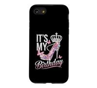 Its My Birthday High Heel Crown Butterflies Case for iPhone SE (2020) / 7/8