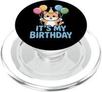 It's My Birthday Kawaii Cat PopSockets PopGrip for MagSafe