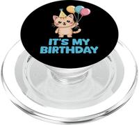 It's My Birthday Kawaii Cat PopSockets PopGrip for MagSafe