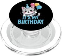 It's My Birthday Kawaii Cat PopSockets PopGrip for MagSafe