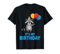 It's My Birthday Kawaii Racoon T-Shirt