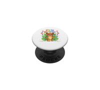 It's My Birthday Leopard Cheetah Party Animal Graphic PopSockets Adhesive PopGrip