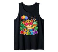 It's My Birthday Leopard Cheetah Party Animal Graphic Tank Top