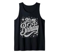 It's My Birthday Party Celebration Cake Gifts for Men Women Tank Top