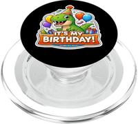 It's My Birthday Party Trex Dinosaur Kids Dino Boys PopSockets PopGrip for MagSafe