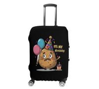 Its My Birthday Potato Luggage Cover Travel Suitcase Protector Anti-Scratch Suitcase Cover S