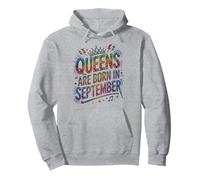 It's My Birthday QUEEN BORN SEPTEMBER Mom Virgo Libra Pullover Hoodie