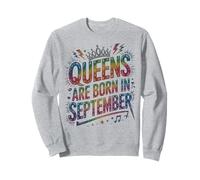 It's My Birthday QUEEN BORN SEPTEMBER Mom Virgo Libra Sweatshirt