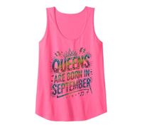 It's My Birthday Queen Born September Mom Virgo Libra Tank Top