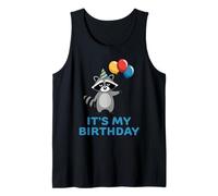 It's My Birthday Racoon Tank Top