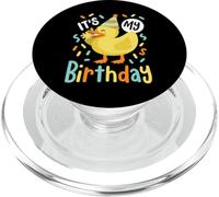 It's My Birthday Rubber Duck Lover Kids Girls Boys Bday PopSockets PopGrip for MagSafe