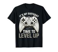It's My Birthday Time To Level Up Elder Sibling Video Game T-Shirt