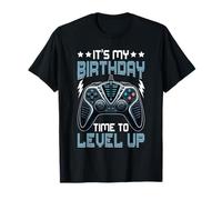 It's My Birthday Time To Level Up Video Game Console Sibling T-Shirt