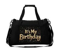 It's My Birthday Travel Duffels Bag Water-Resistant Luggage Sports Bags Shoulder Handbag for Women Men