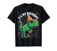 It's My Birthday Trex Rwar Dino Mite Birthday Boy Girl T-Shirt