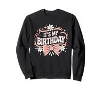 It's My Birthday Tshirt Girls Women Groovy Coquette Bday Sweatshirt