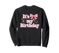 It's My Birthday Tshirt Girls Women Groovy Coquette Bday Sweatshirt