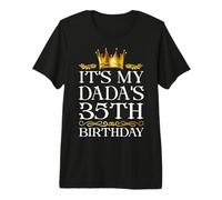 It's My Dada's 35th Birthday Happy Birthday 35 Years Old Premium T-Shirt