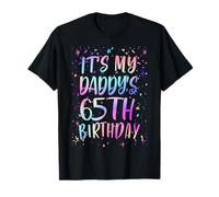 It's My Daddy's 65th Birthday Colorful Happy 65 Years Old T-Shirt