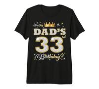 It's My Dad's 33rd Birthday 33 Years Old Father's Birthday Premium T-Shirt