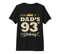 It's My Dad's 93rd Birthday 93 Years Old Father's Birthday Premium T-Shirt