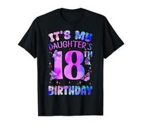 It's My Daughter's 18th Birthday Butterfly Happy 18 Year Old T-Shirt
