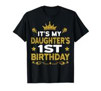 It's My Daughter's 1st Birthday Happy Birthday 1 Years Old T-Shirt