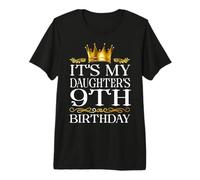 It's My Daughter's 9th Birthday Happy Birthday 9 Years Old Premium T-Shirt