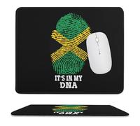 It's My DNA Jamaican Flag Trendy Gaming Mouse Pad Rubber Base Non-Slip Large Desk Mat Home Office 9.8"x11.8"