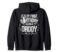 It's My First Birthday As A Daddy Party Dad Father Papa Zip Hoodie