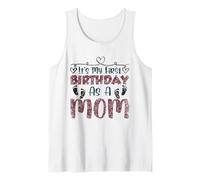 It's My First Birthday As A Mom Mommy Party Mother Mama Tank Top