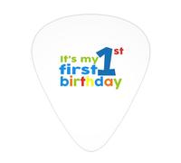 It'S My First Birthday Guitar Picks Plectrums For Guitar Bass 12 Pack